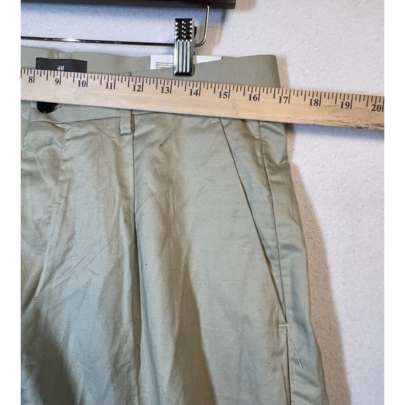 H&M Relaxed Fit Chino Pants Size 34 Men’s Beige Straight Leg - Picture 4 of 11